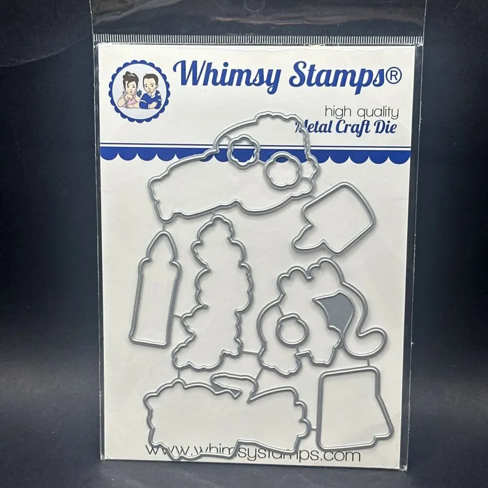 Whimsy Stamps Die Set to coordinate with Sugar Skull Cuties WSD482